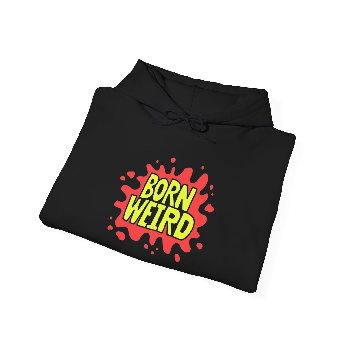 Born Weird Graphic Hoodie Heavy Blend Sweatshirt NEW