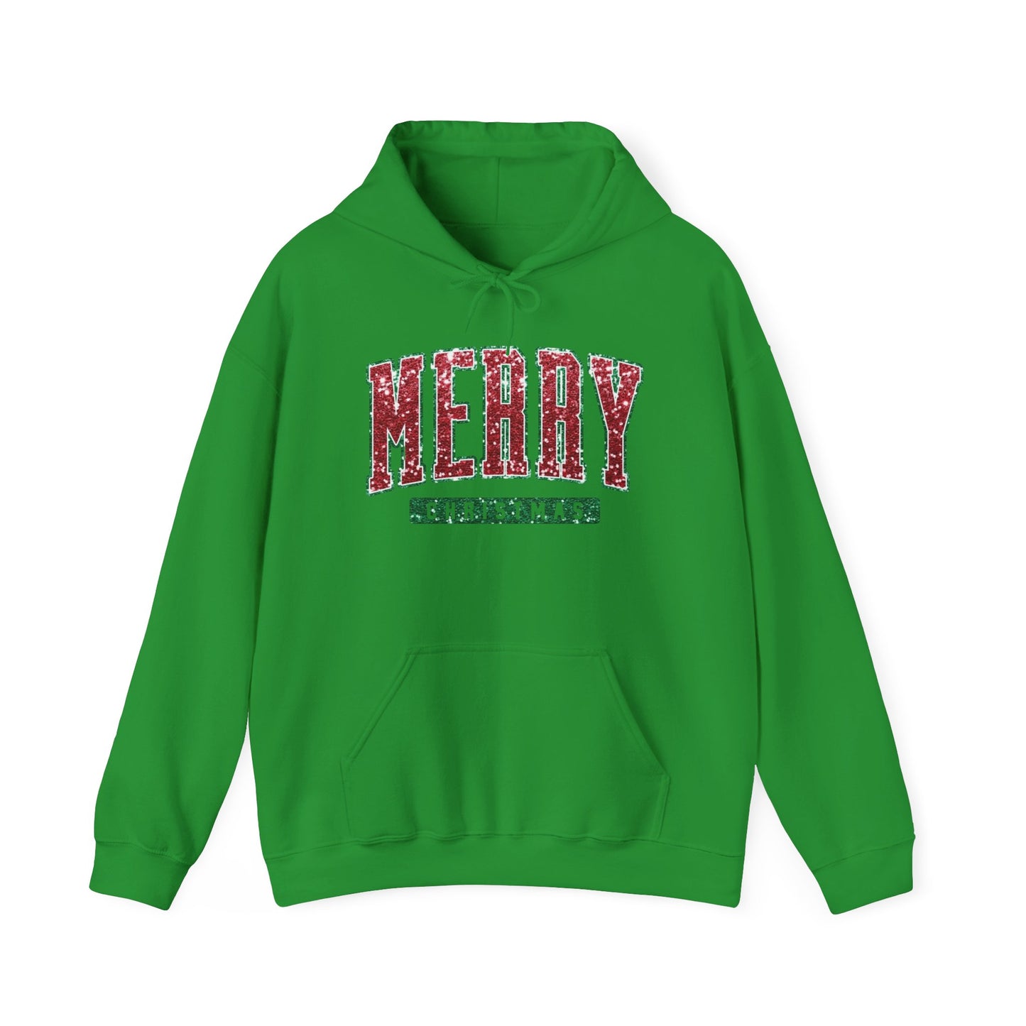Merry Christmas Festive Graphic Hoodie Unisex Heavy Blend™ Hooded Sweatshirt NEW