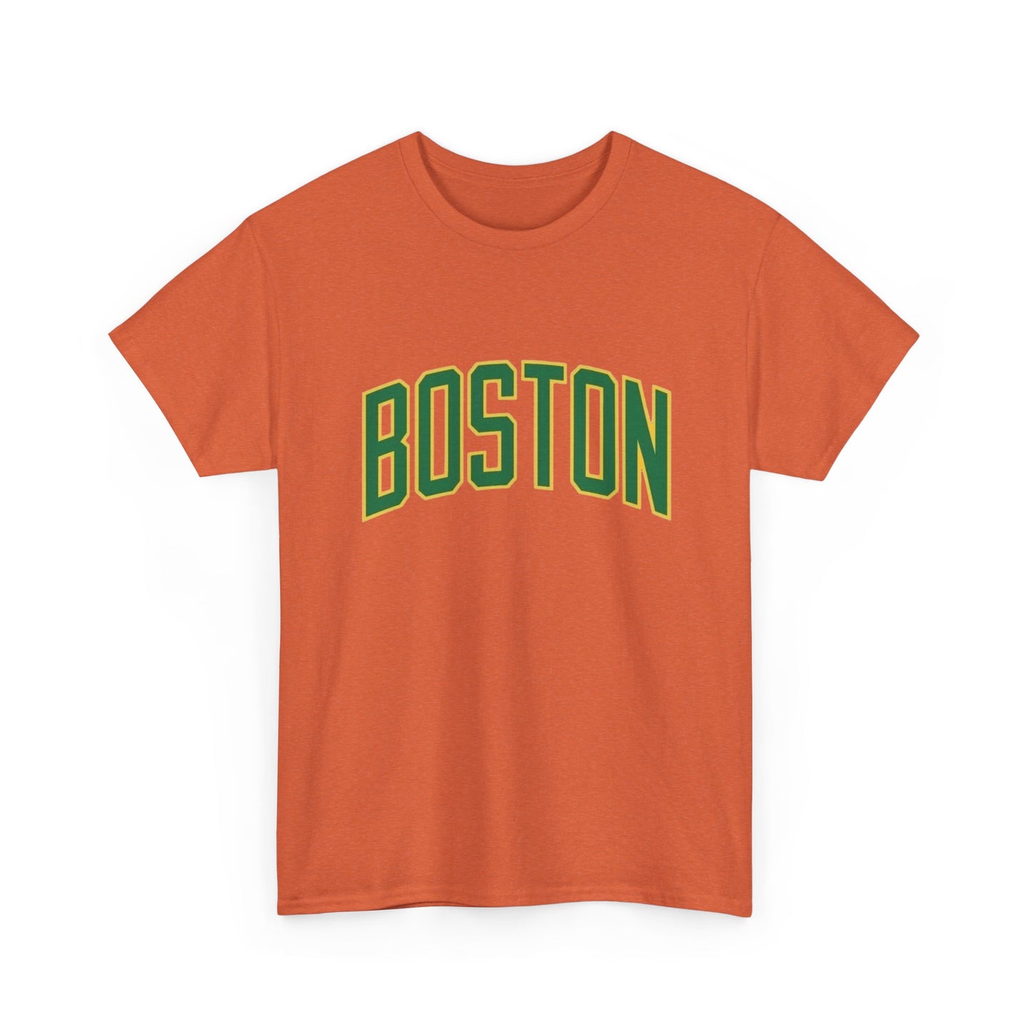 Boston Logo Sports Graphic T Shirt NEW Unisex Heavy Cotton Tee