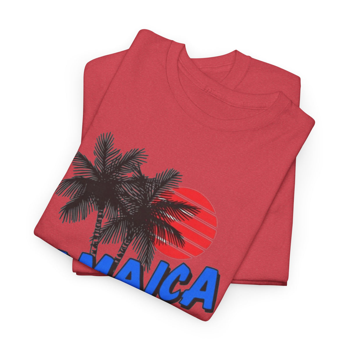 Jamaica Graphic T Shirt Men's Tropical Beach Retro Heavy Cotton Tee