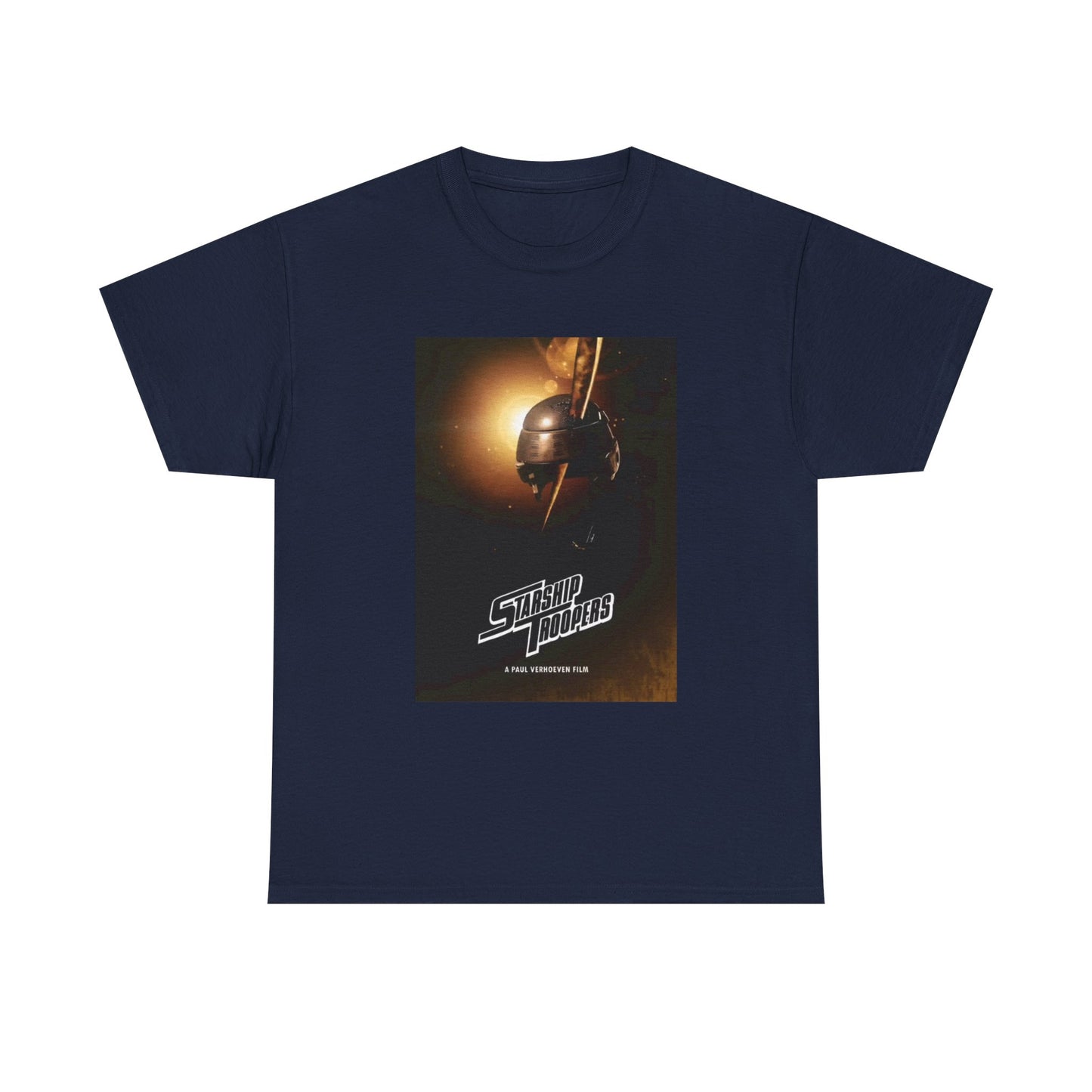 StarShip Troopers Tshirt Retro Action Movie Vintage Unisex Heavy Cotton Tee