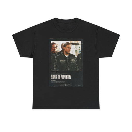 Sons Of Anarchy Graphic T Shirt Retro Motorcycles Unisex Heavy Cotton Tee