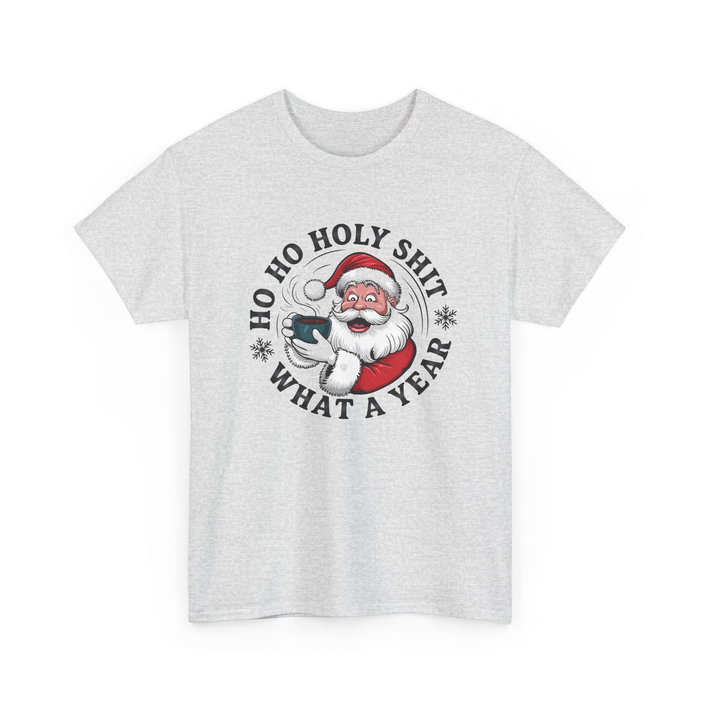 Hilarious Santa Jokes Christmas Graphic T Shirt Unisex NEW Heavy Cotton Tee