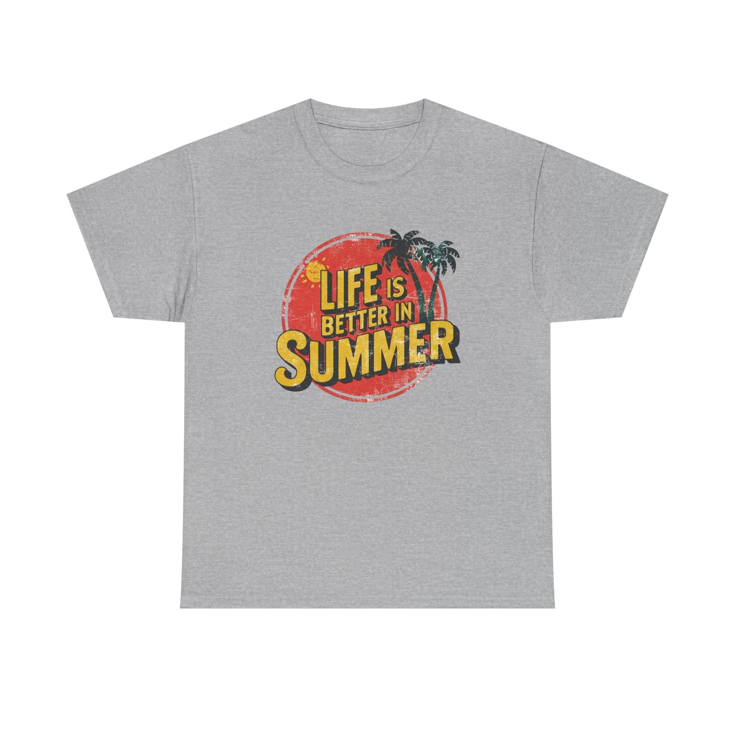 Life Is Better In The Summer Graphic T Shirt Unisex Adults NEW