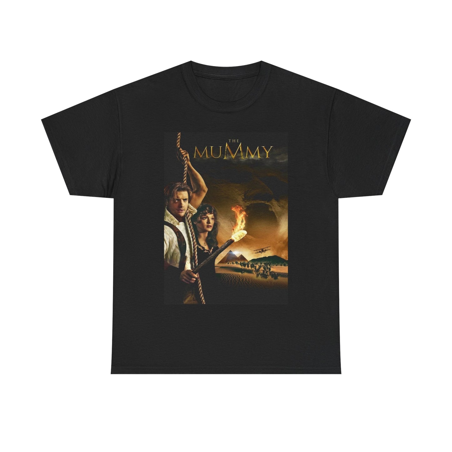 The Mummy Shirt Vintage Movie Poster Retro 90s Unisex Heavy Cotton Tee