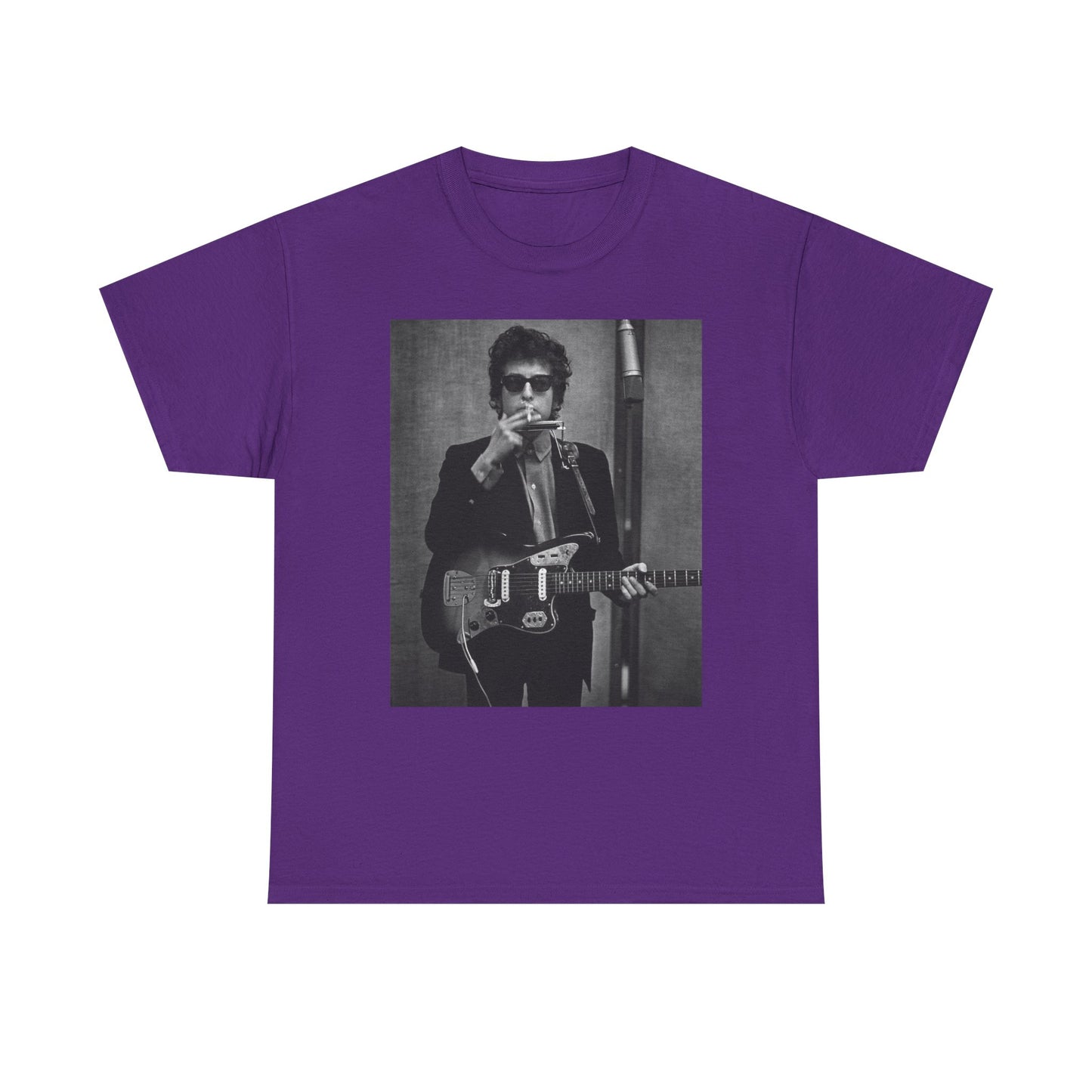 Bob Dylan T-shirt vintage classic rock retro art Unisex Heavy Cotton Tee