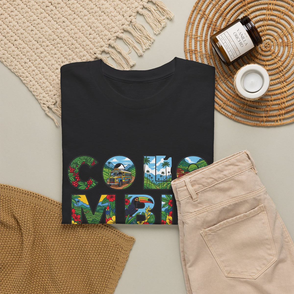 Columbia Graphic T Shirt Men's Travel Heavy Cotton Tee
