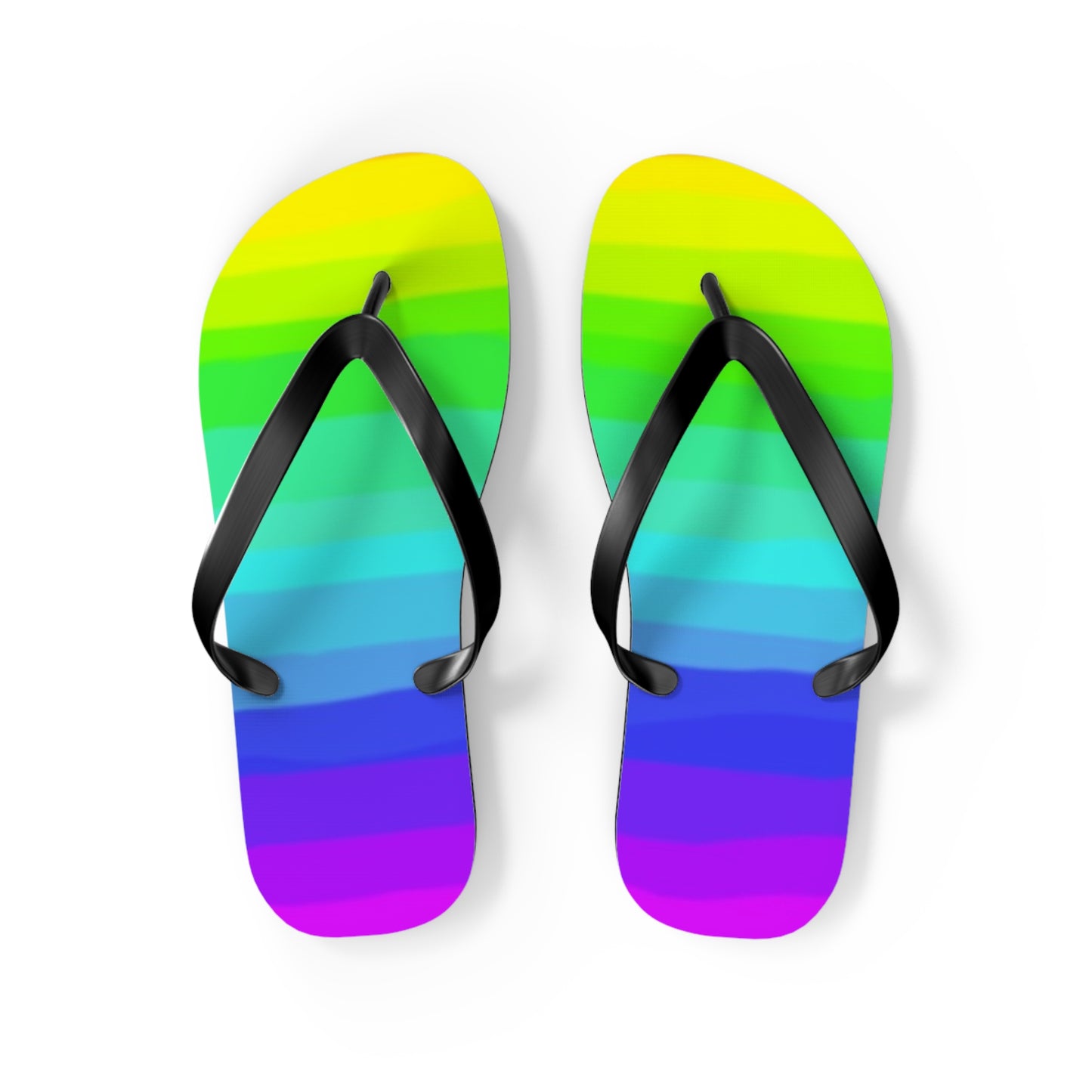 Rainbow Flip Flops, Sandals Slides, Summer Footwear, Brand New