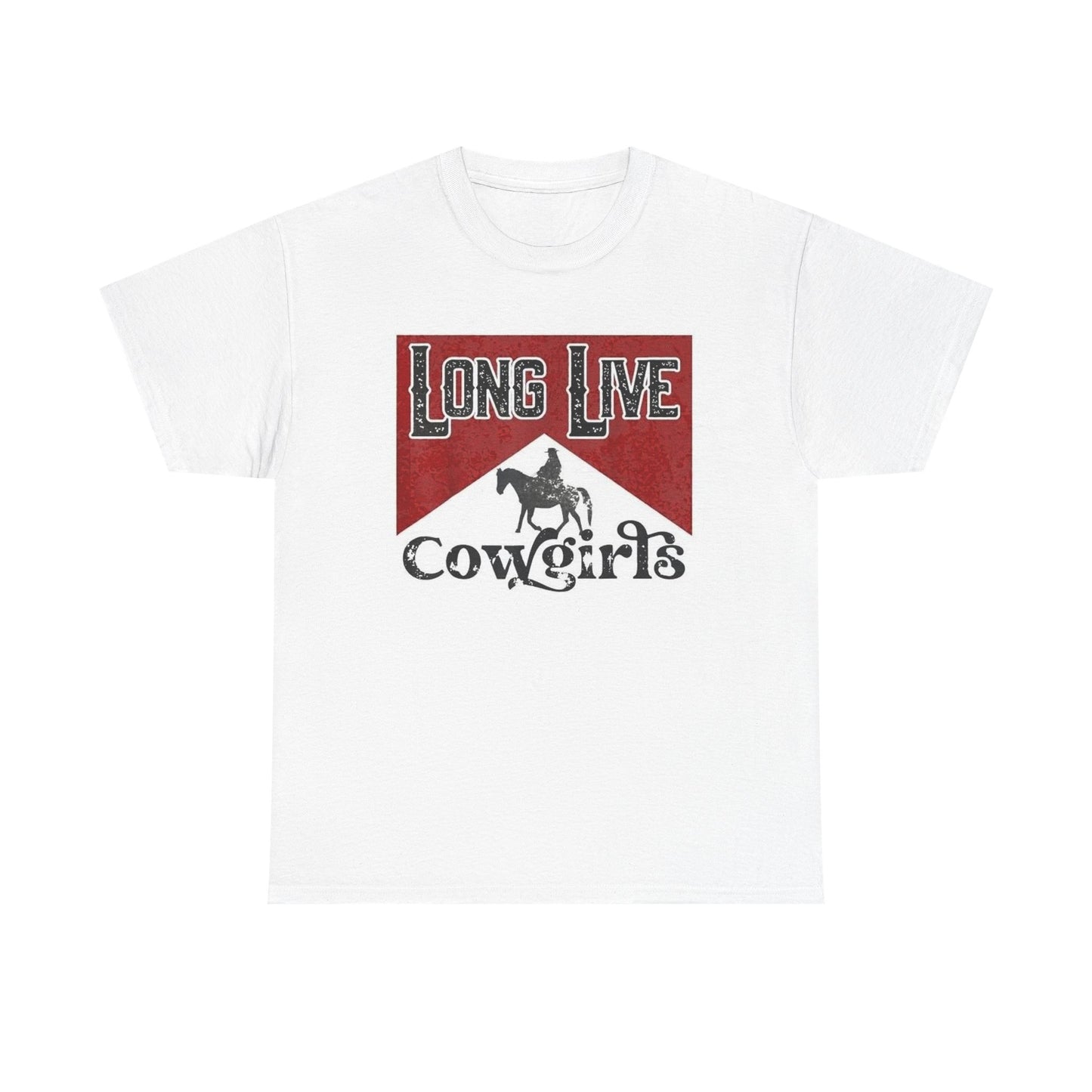 Cowgirls Shirt molboro art girly cute vintage country Unisex Heavy Cotton Tee