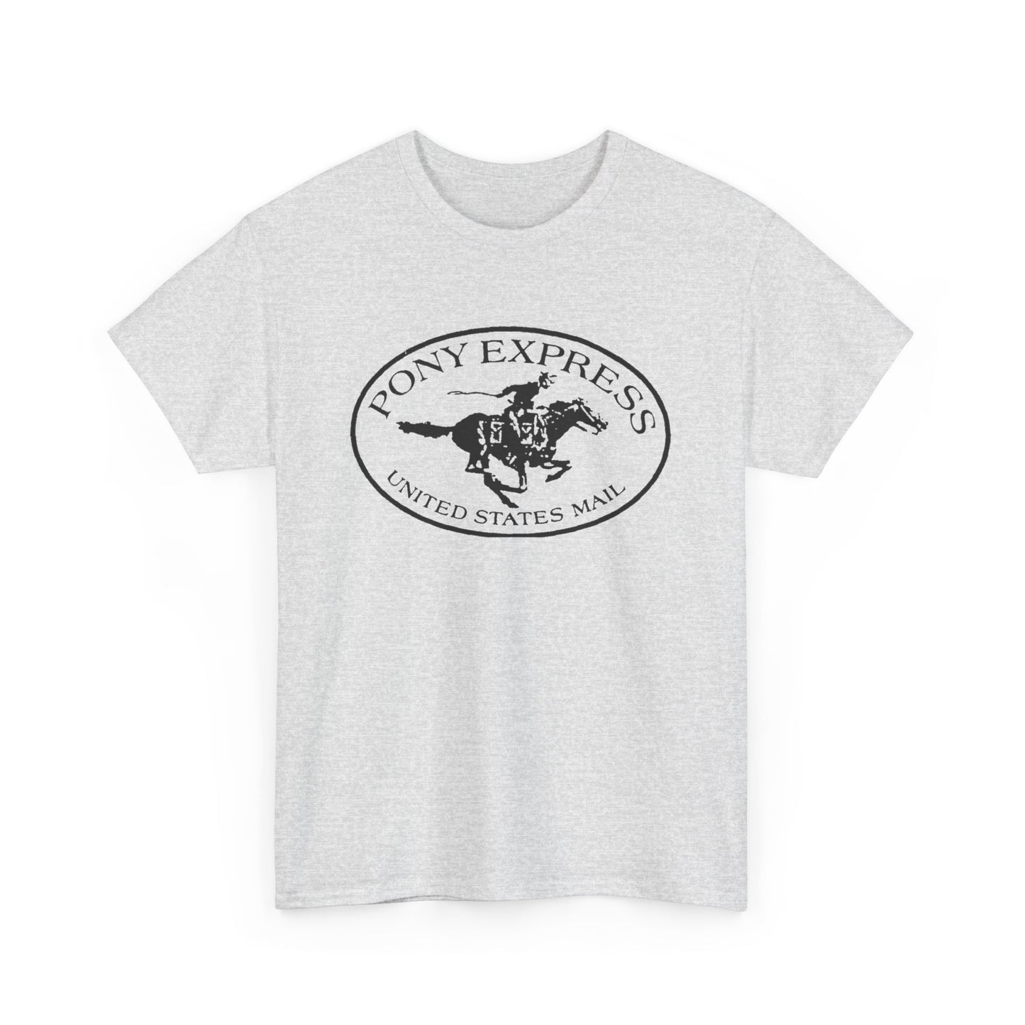 Pony Express Vintage USA Graphic T Shirt Unisex Heavy Cotton Tee