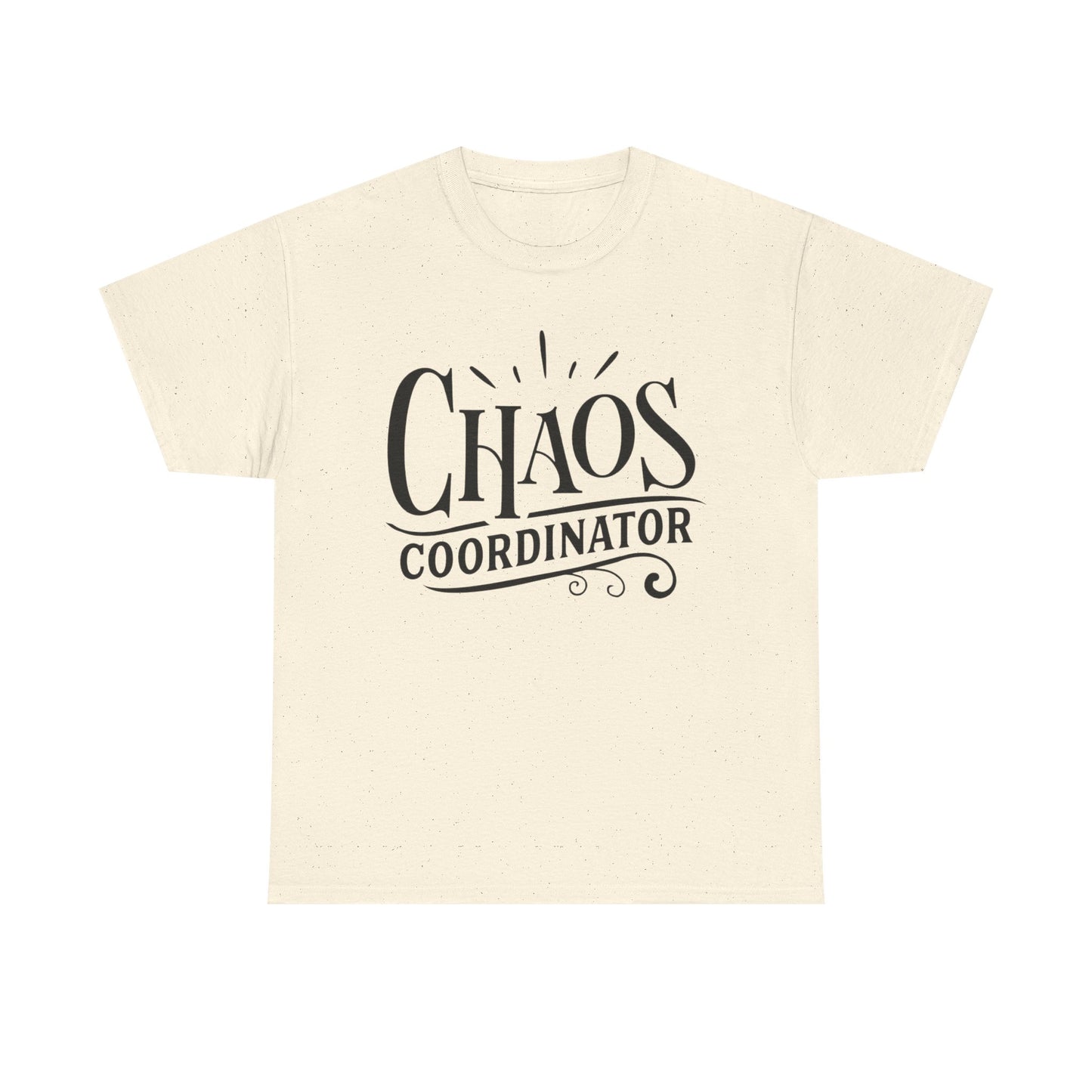 Chaos Coordinator Funny Graphic T Shirt Unisex Heavy Cotton Tee