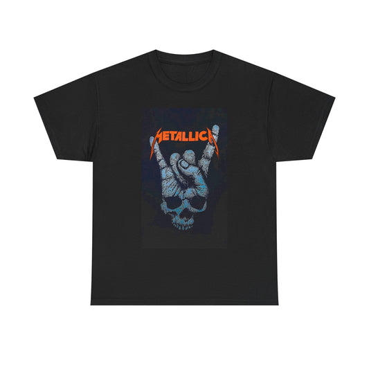 Metallica T-shirt vintage rock retro metal graphic Unisex Heavy Cotton Tee