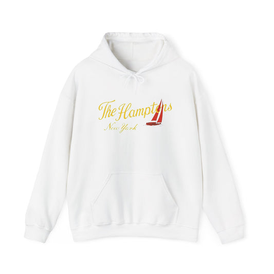 The Hampton's New York Graphic Hoodie Hooded Sweatshirt NEW ADULT