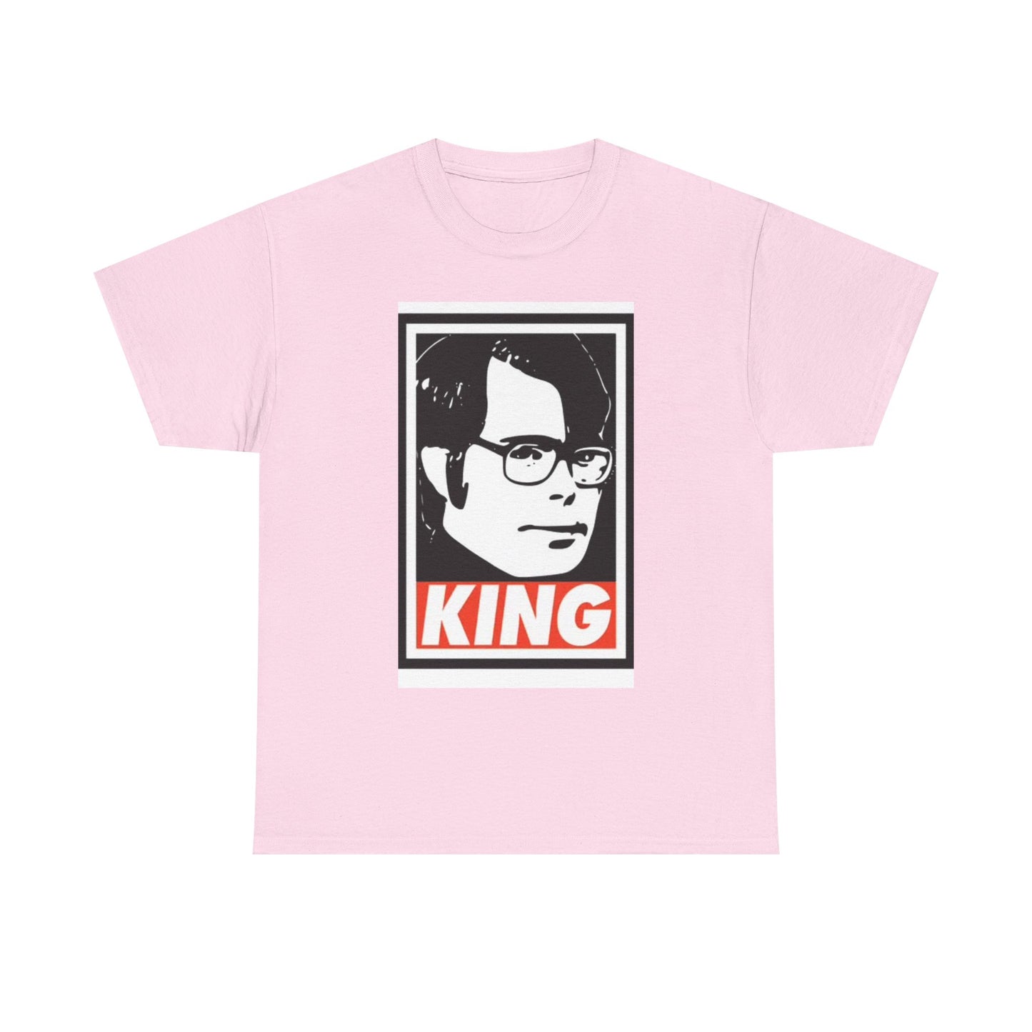 Stephen King Shirt Retro Poster Horror Funny Gift Scary Unisex Heavy Cotton Tee