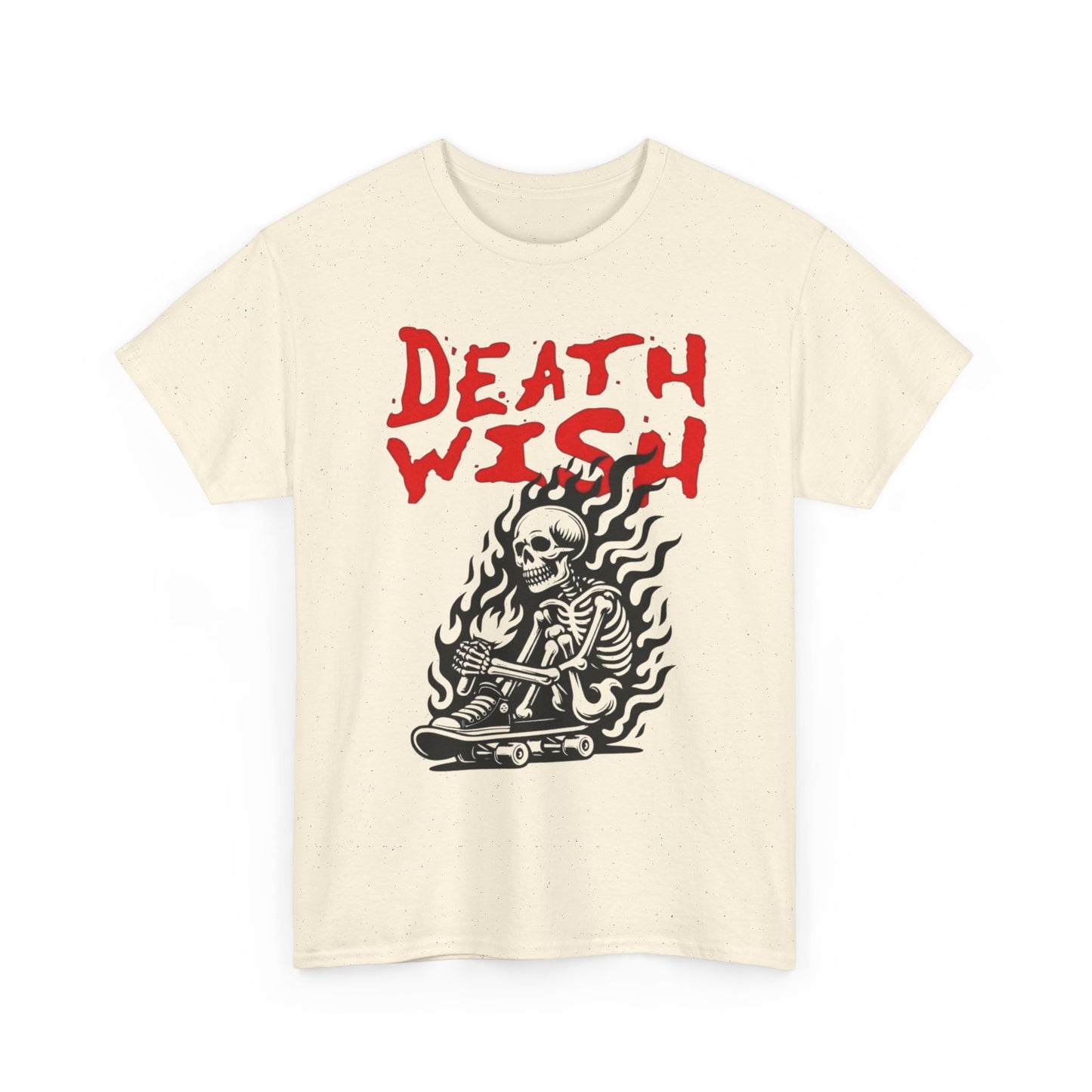 Death Wish Graphic T Shirt Unisex Heavy Cotton Tee