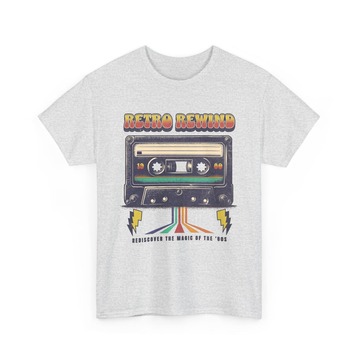 Retro Rewind Graphic T Shirt Men's  Heavy Cotton Tee