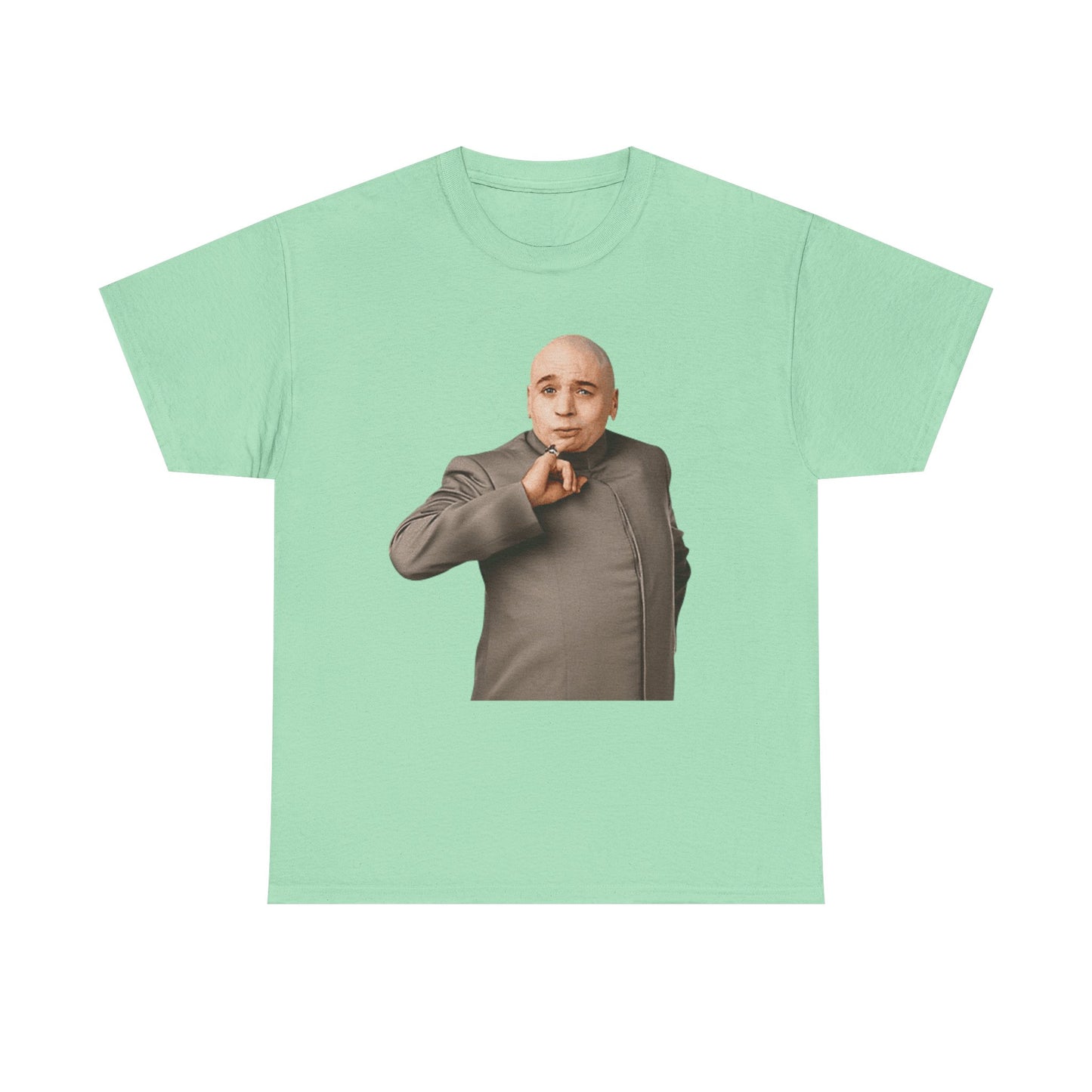 Dr Evil Funny Graphic T Shirt Austin Powers Retro Unisex Heavy Cotton Tee