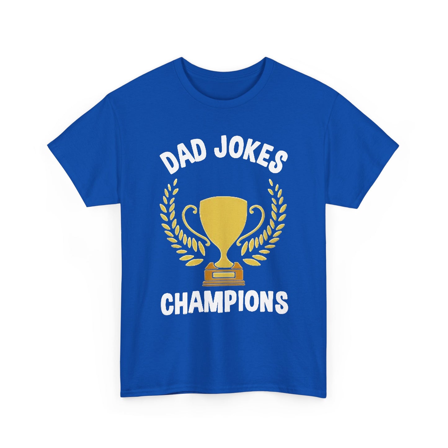Dad Jokes Champion T SHIRT Retro Funny Jokes GIFT Unisex Heavy Cotton Tee