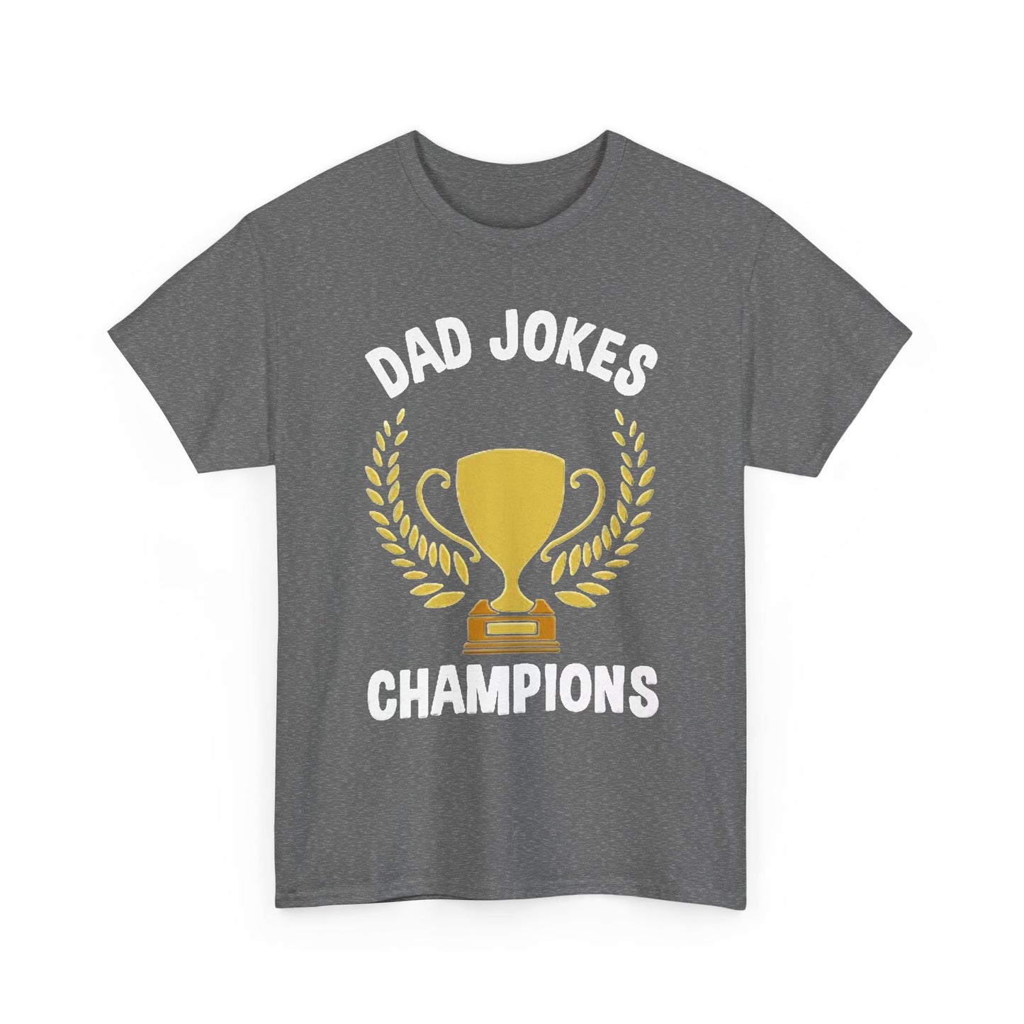 Dad Jokes Champion T SHIRT Retro Funny Jokes GIFT Unisex Heavy Cotton Tee