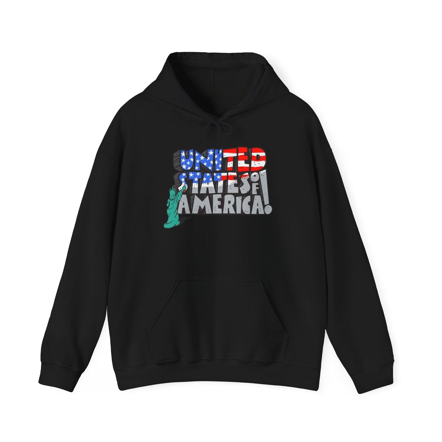 United States Of America Graphic Hoodie Unisex Heavy Blend™ Hooded Sweatshirt