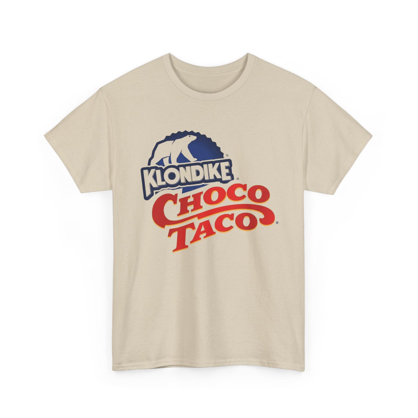 Klondike Shirt Choco Taco Funny Ice Cream Retro Nostalgic Unisex Heavy Cotton