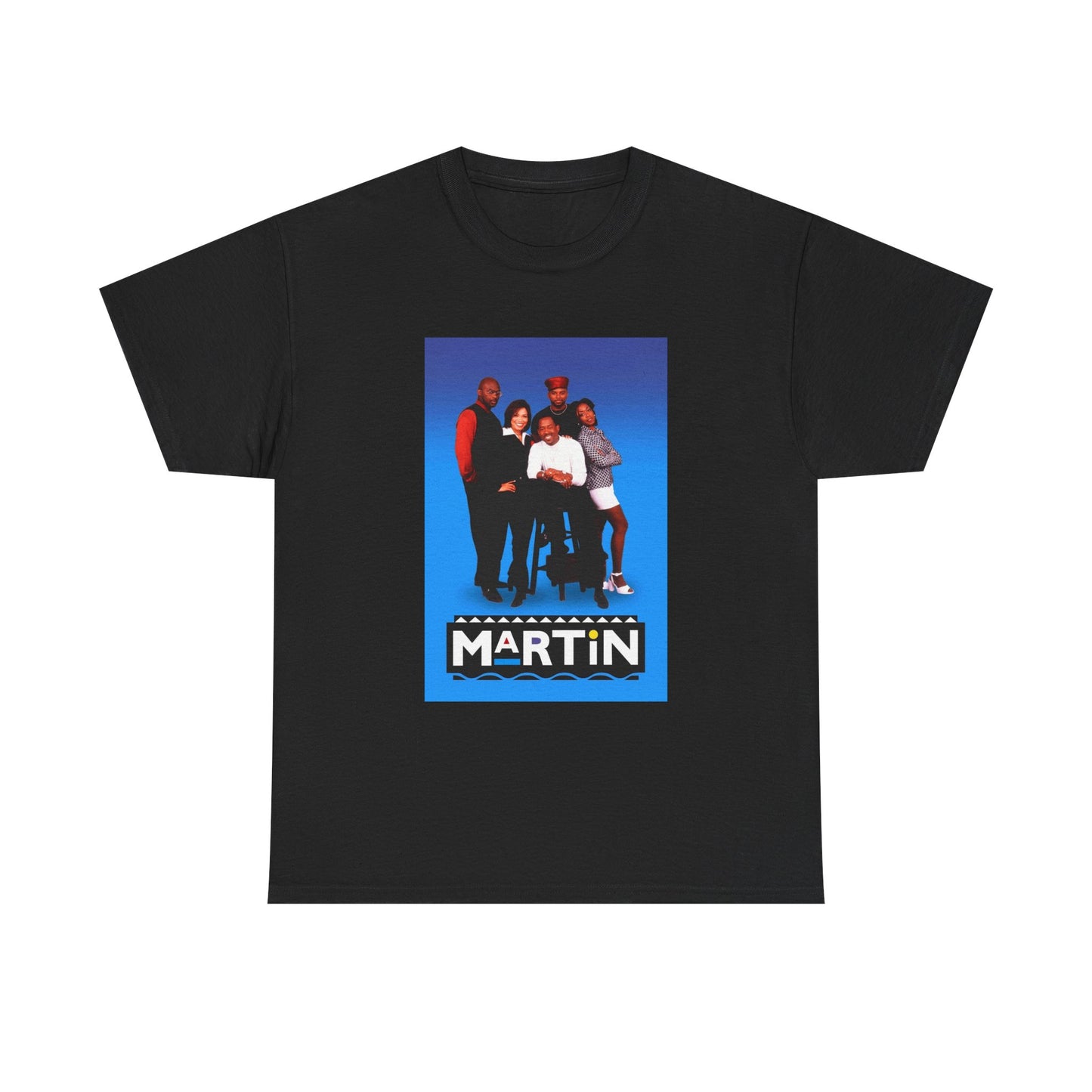 Martin Tv show Tshirt Vintage Martin Lawrence Heavy Cotton Tee Retro Bad Boys