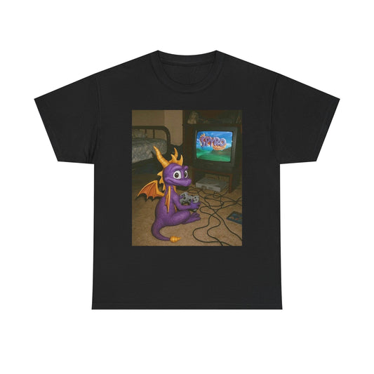 Spyro Graphic T Shirt Vintage Funny Gaming Unisex Heavy Cotton Tee