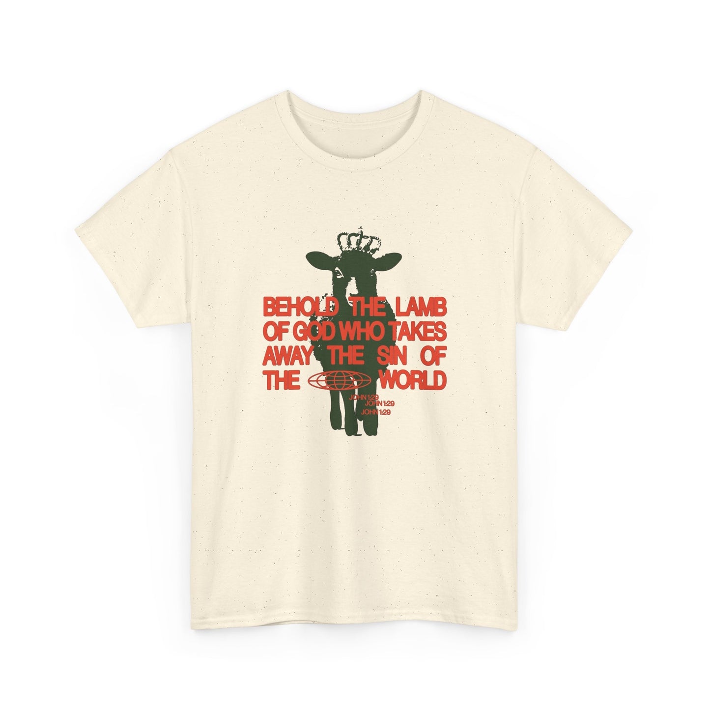 The Lamb Of God Christ Religion Graphic T Shirt Unisex Heavy Cotton Tee