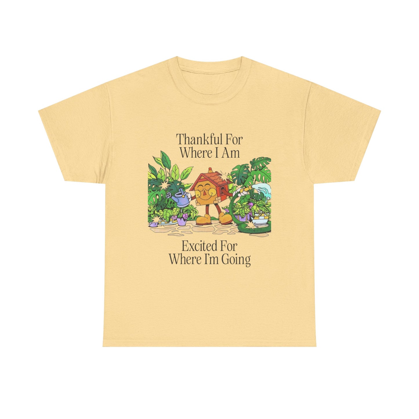 Excited For Where I'm Going T-Shirt NEW Gift Unisex Heavy Cotton Tee