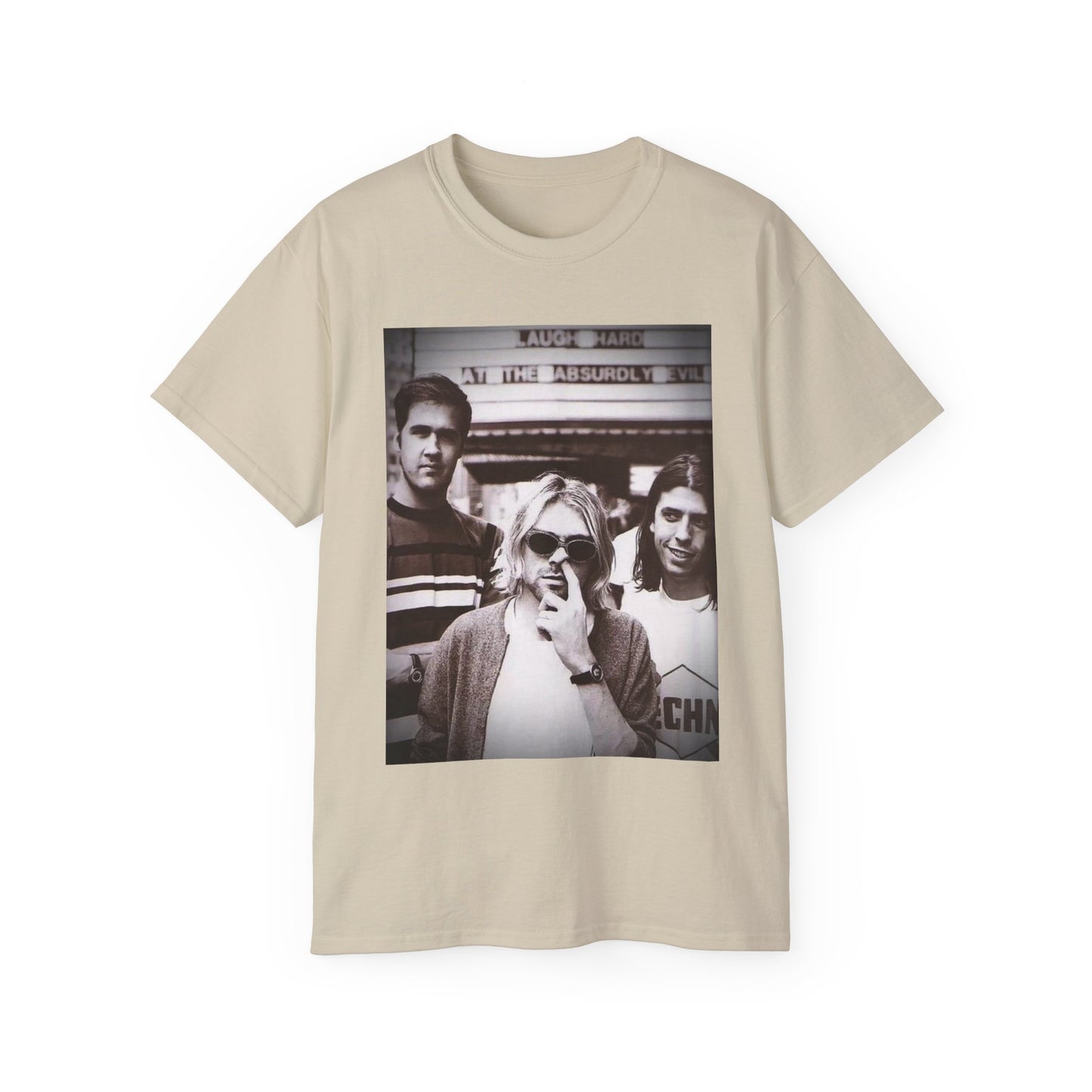 Nirvana Kurt cobain vintage 90s rock grunge Unisex Ultra Cotton Tee