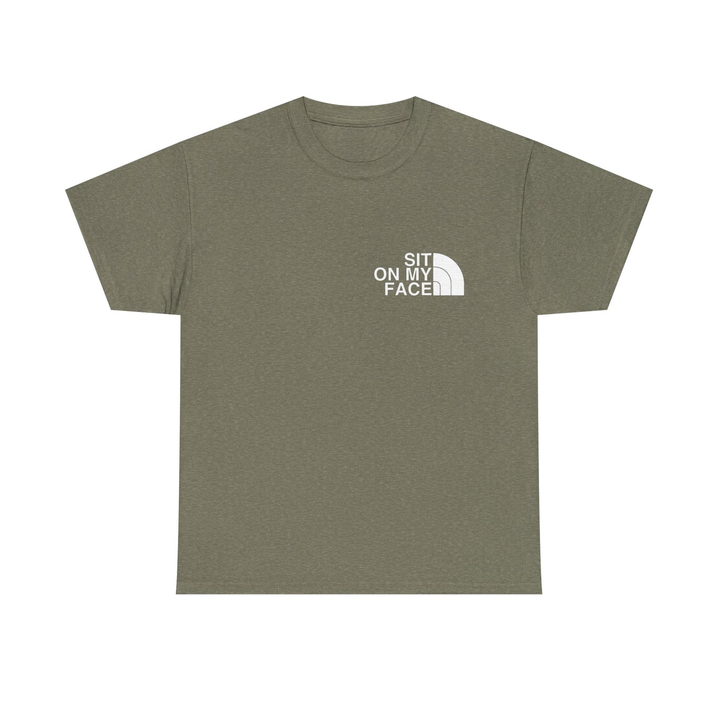 Sit On My Face Funny Sex Jokes Graphic T-Shirt Gift NEW Unisex Heavy Cotton Tee