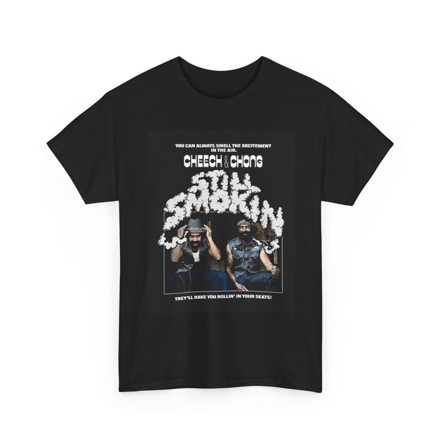 Cheech And Chong Still Smokin T Shirt Vintage Unisex Heavy Cotton Tee