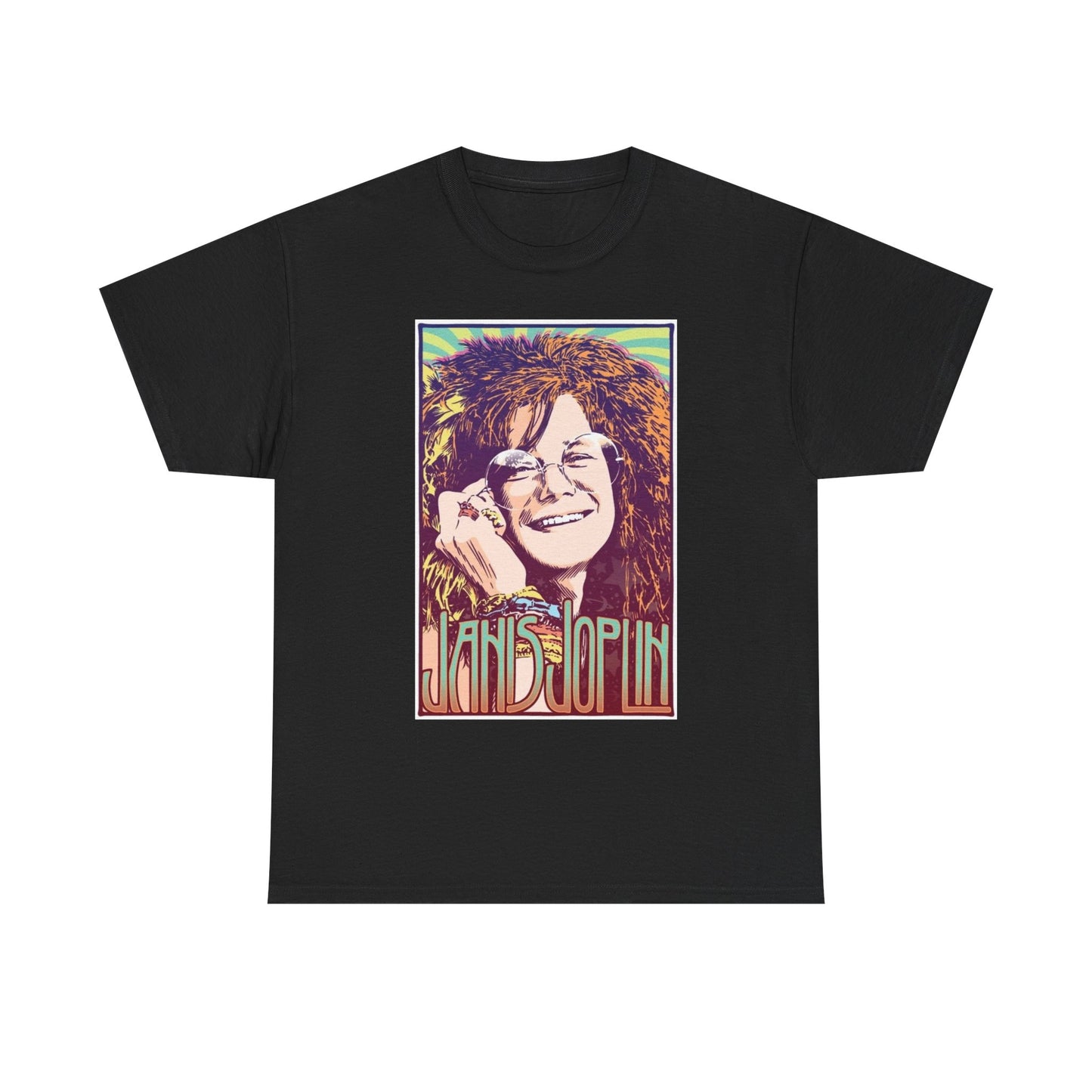 Janis Joplin Groovy T Shirt BRAND NEW Apparel Unisex Graphic Tee USA