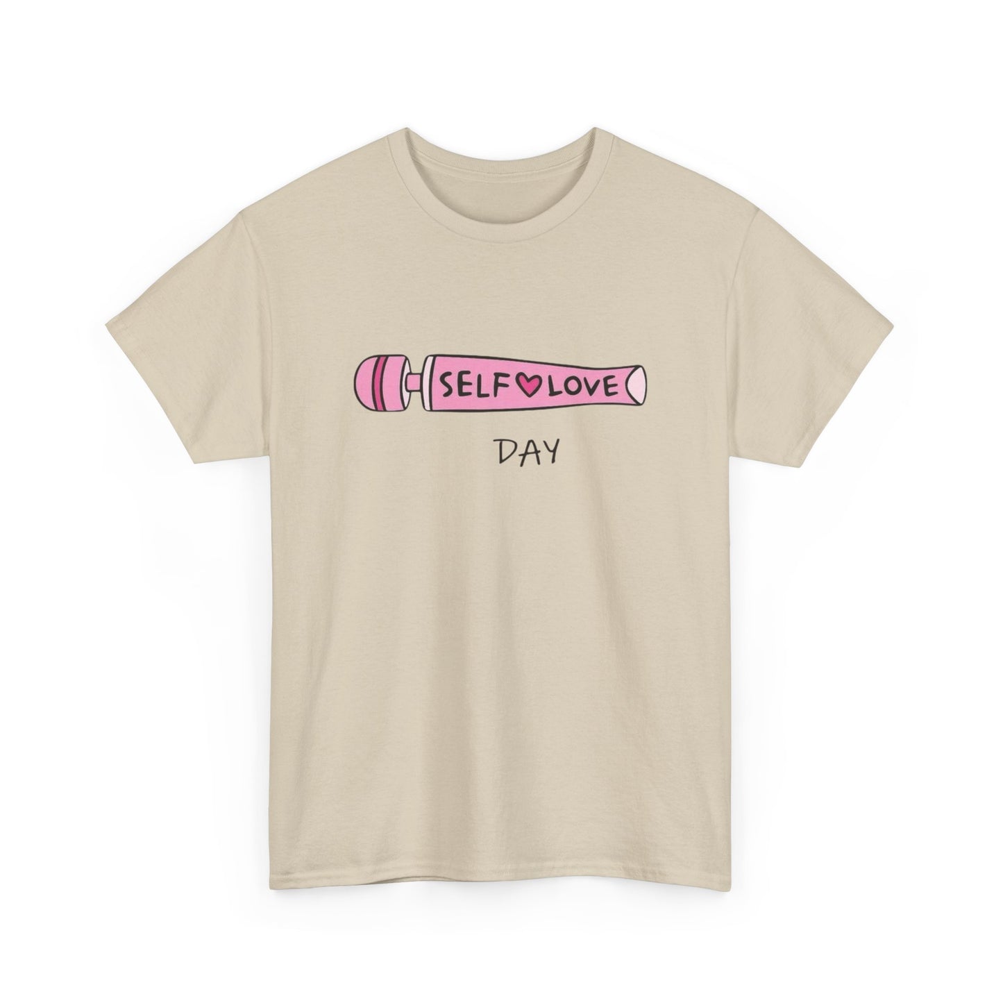 Vibrator Self Love Day Funny Graphic T-Shirt Unisex Heavy Cotton Tee Gift