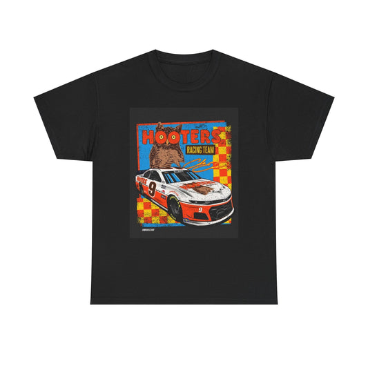 Hooters Racing Team Graphic T Shirt Vintage Unisex Heavy Cotton Tee