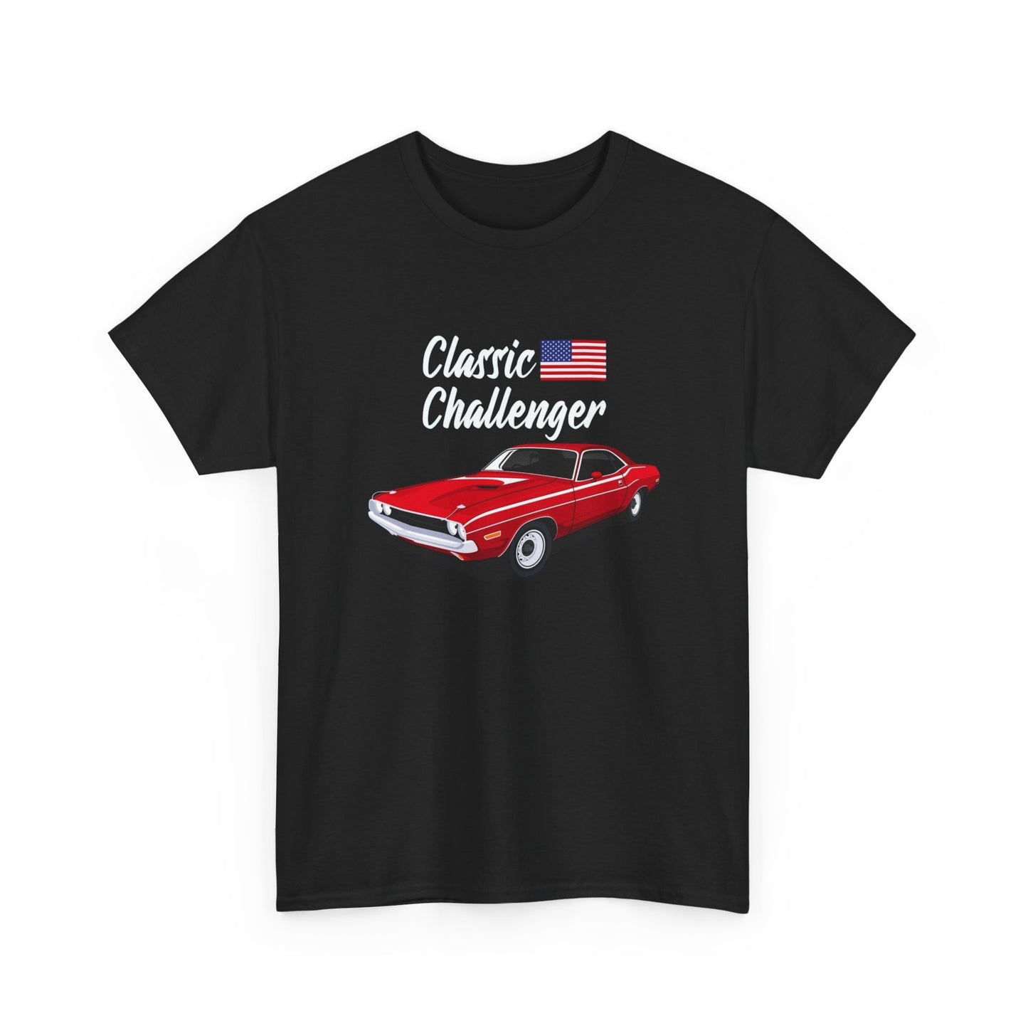 Classic Challenger USA Mopar Graphic T Shirt NEW ADULT
