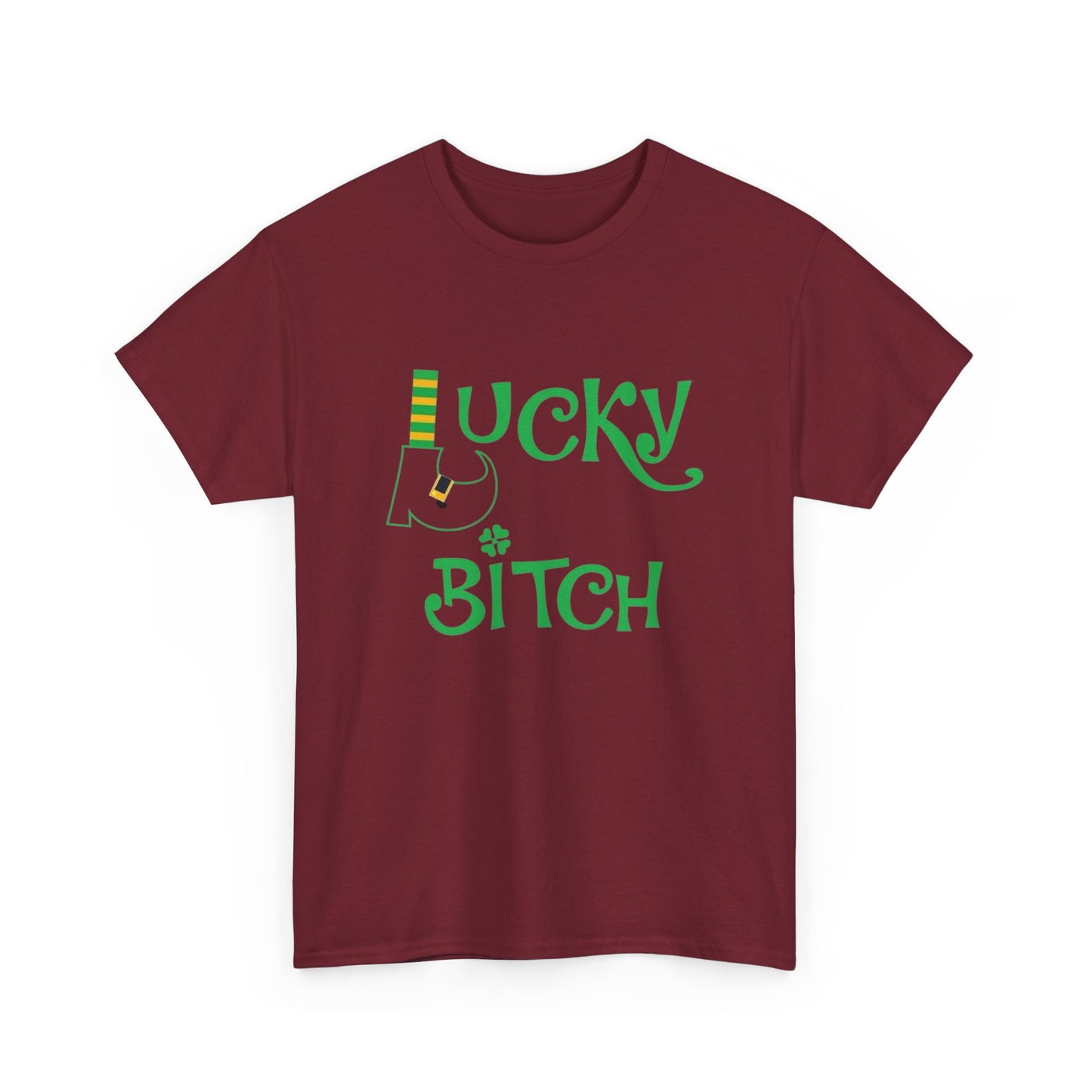 Lucky St Paddys Day Graphic T Shirt NEW Unisex Heavy Cotton Tee