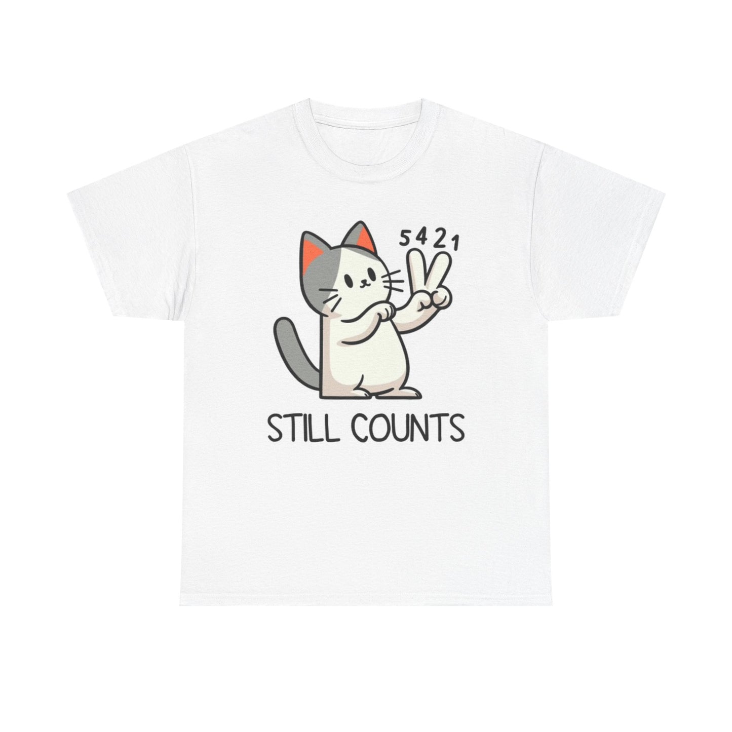 Funny Cat Math Graphic T Shirt Humor Jokes Unisex Heavy Cotton Tee