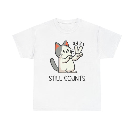 Funny Cat Math Graphic T Shirt Humor Jokes Unisex Heavy Cotton Tee