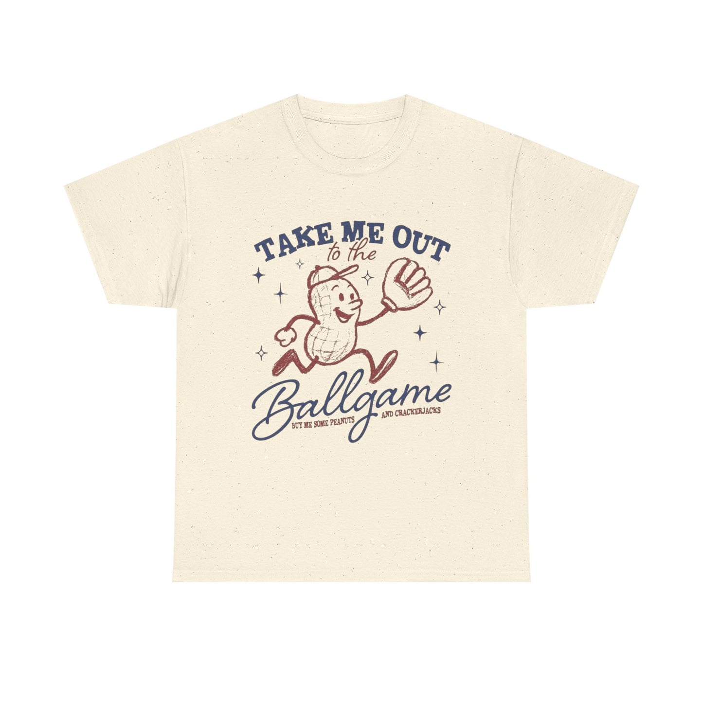 Take Me Out To The Ballgame Graphic T Shirt NEW Unisex Heavy Cotton Tee
