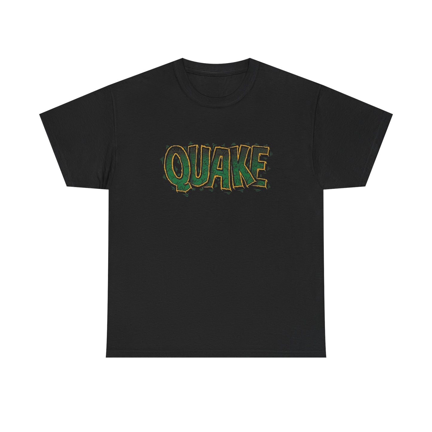 Quake Vintage Gaming Game Graphic T-Shirt Unisex Comfy Heavy Cotton Tee