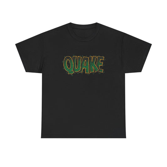 Quake Vintage Gaming Game Graphic T-Shirt Unisex Comfy Heavy Cotton Tee