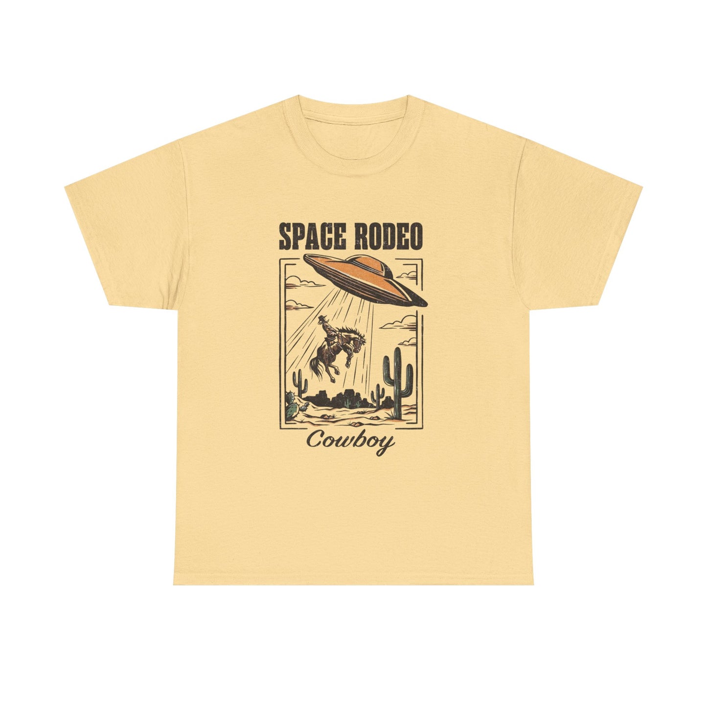 Space Rodeo Cowboy Graphic T Shirt Heavy Cotton Tee NEW ADULT UNISEX