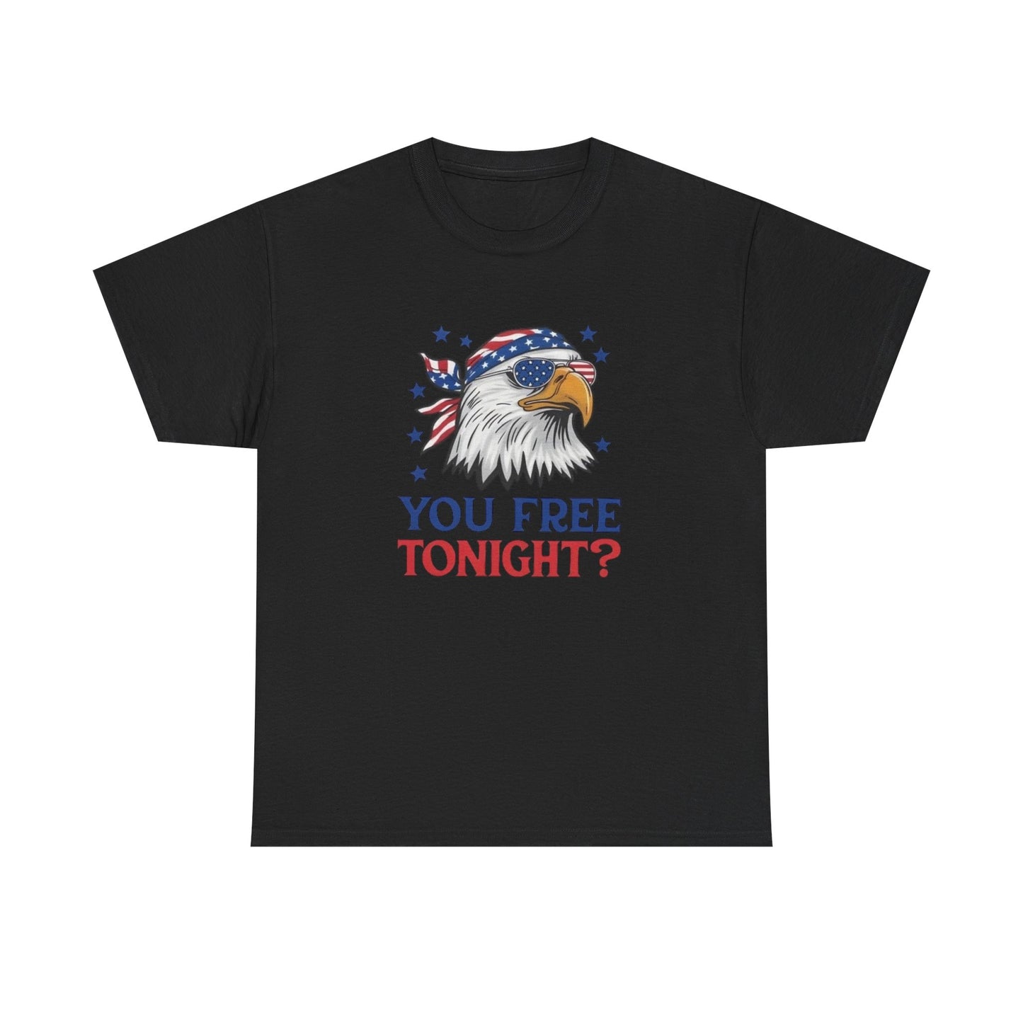 American Freedom Bald Eagle Graphic T-Shirt Unisex Heavy Cotton Tee NEW
