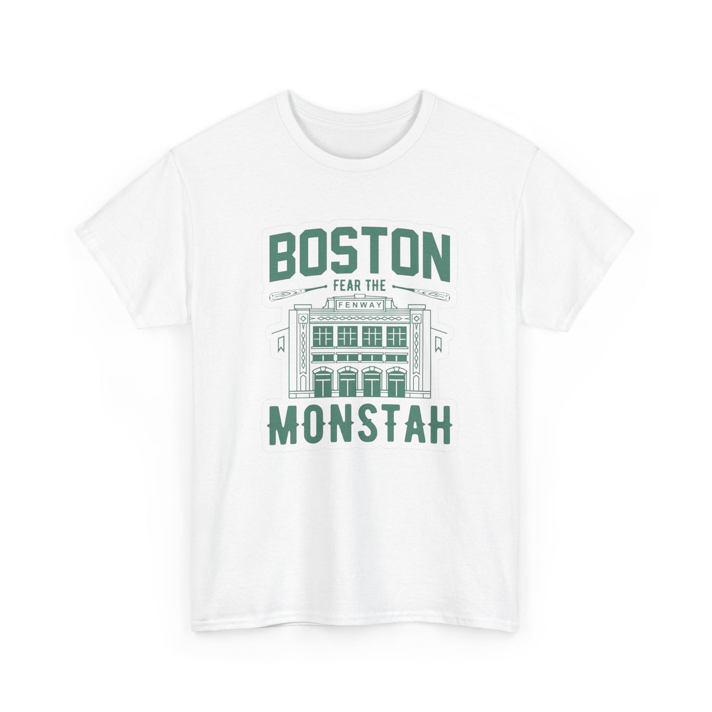 Boston Green Monster Retro Graphic T Shirt Unisex NEW Heavy Cotton Tee