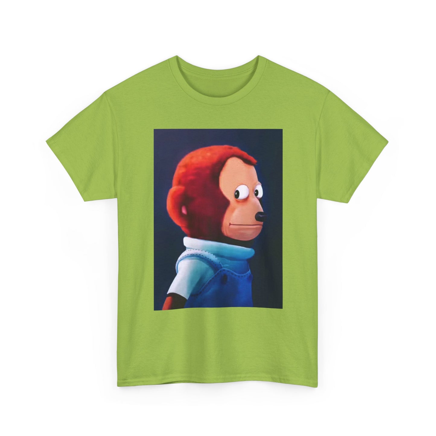 Funny Side Eye Jokes T Shirt MEME Comedy Cartoon Painting Unisex Heavy Cotton