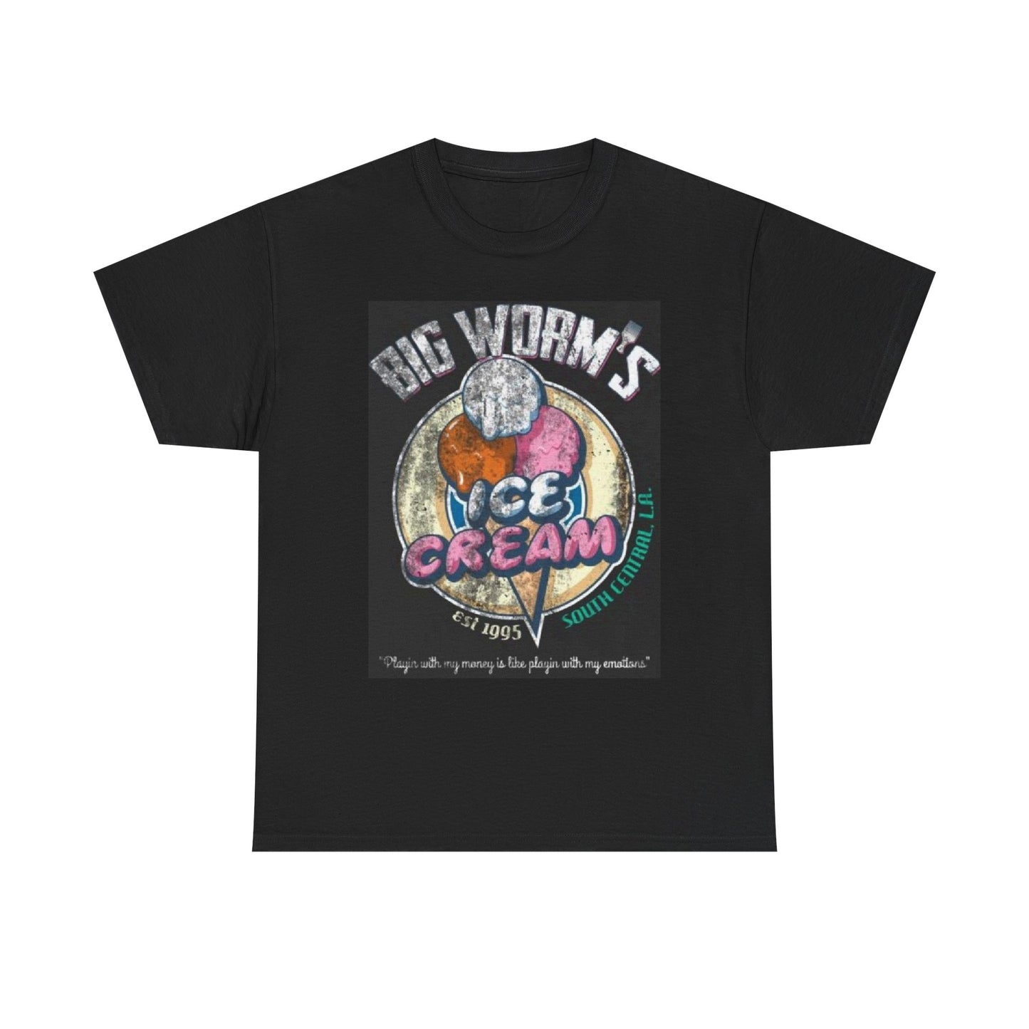 Big Worms Graphic T Shirt Friday Movie Poster Funny Unisex Heavy Cotton Tee
