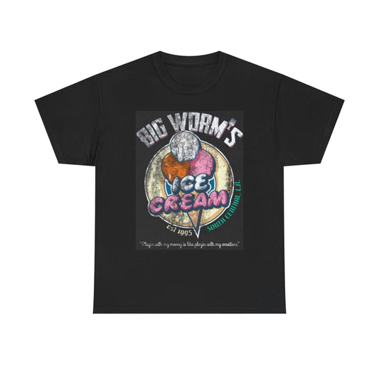 Big Worms Graphic T Shirt Friday Movie Poster Funny Unisex Heavy Cotton Tee