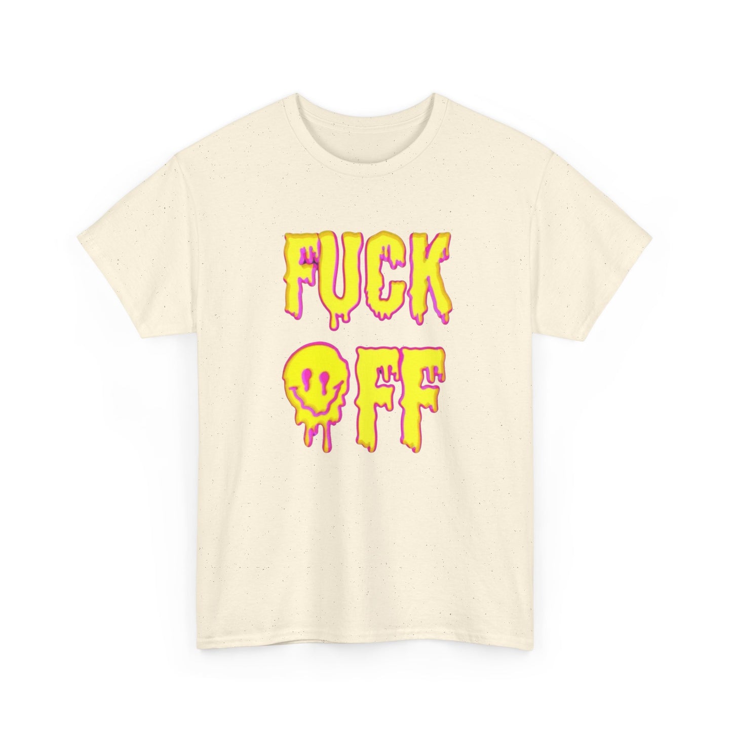 F Off Groovy Trippy Vibes Graphic T Shirt Unisex Heavy Cotton Tee
