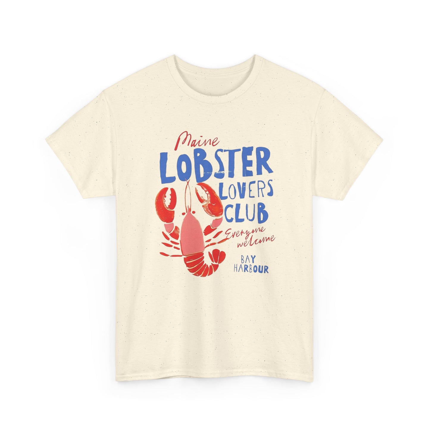 Maine Lobster Lovers Club Graphic T Shirt NEW ADULT